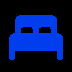 Blue bed